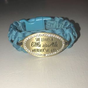 Quote Paracord Bracelet